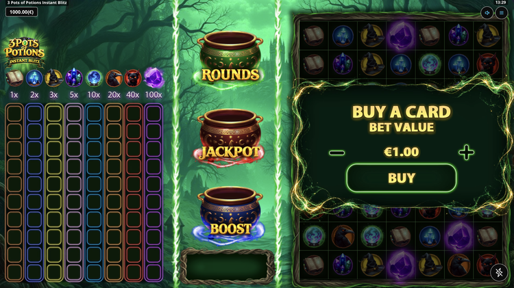 3 Pots of Potions Instant Blitz - 1 - BitStarz Casino
