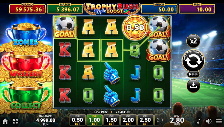 Trophy Rush Triple Boost Slot - 1 - BitStarz Casino