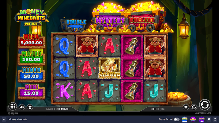Money Minecarts Slot - 1 - BitStarz Casino