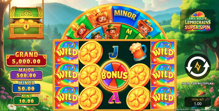 Area Build'R Leprechauns Super Spin Slot - 1 - BitStarz Casino
