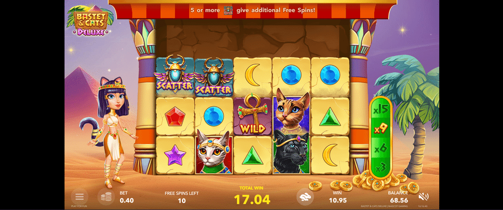 Bastet & Cats Deluxe Slot - 2 - BitStarz Casino