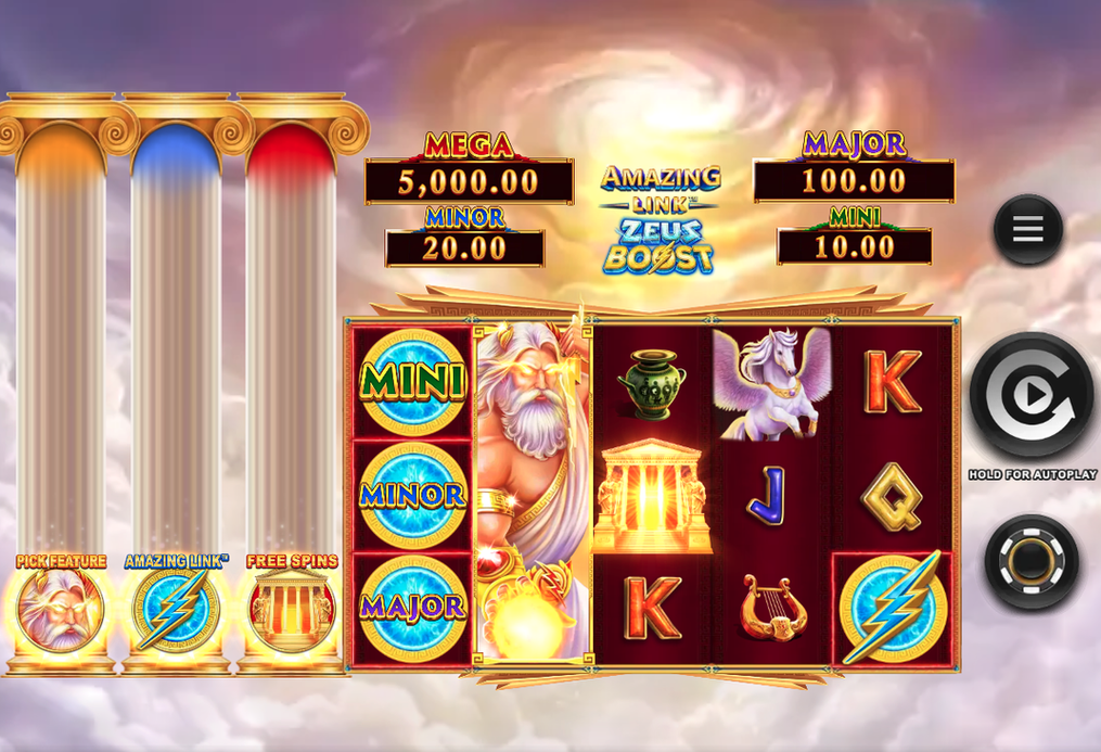Amazing Link Zeus Boost Slot - 1 - BitStarz Casino
