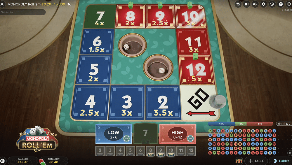 MONOPOLY Roll 'em - 3 - BitStarz Casino