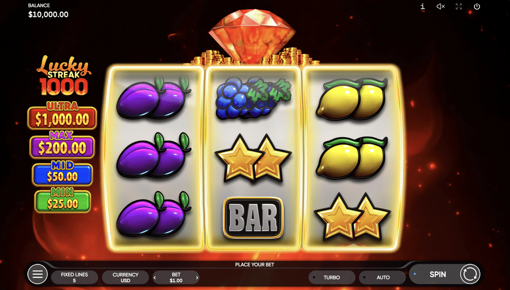 Lucky Streak 1000 Slot - 1 - BitStarz Casino