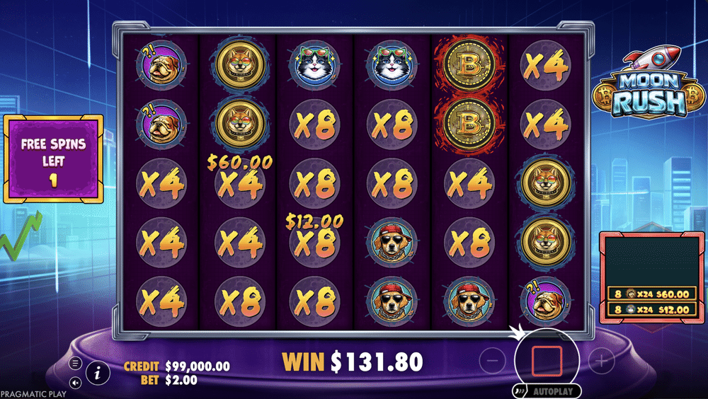 Moon Rush Slot - 2 - BitStarz Casino