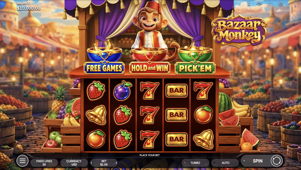 Bazaar Monkey Slot - 1 - BitStarz Casino