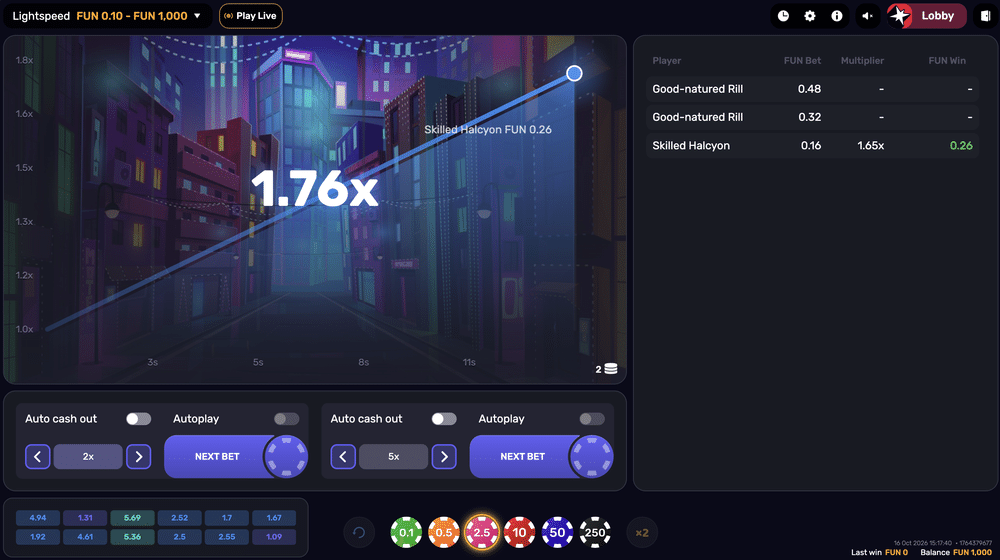Lightspeed - 1 - BitStarz Casino