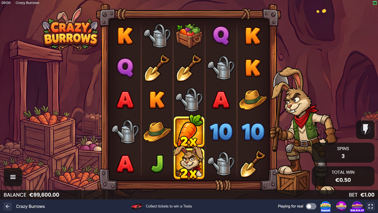 Crazy Burrows Slot - 2 - BitStarz Casino