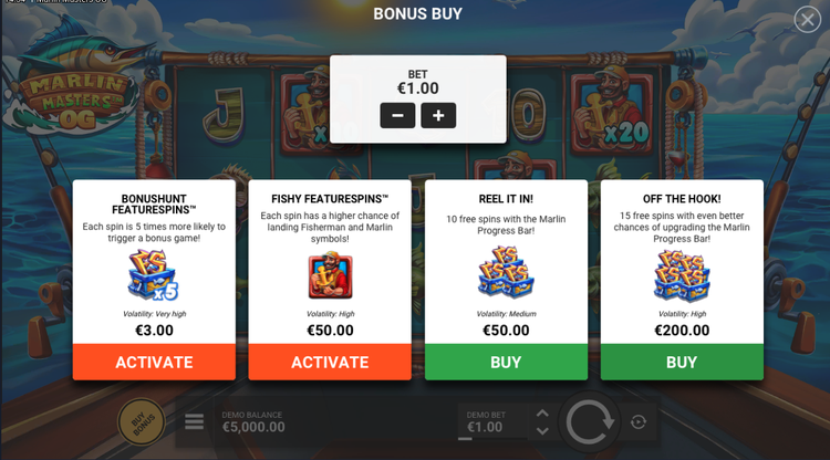 Marlin Masters OG Slot - 3 - BitStarz Casino
