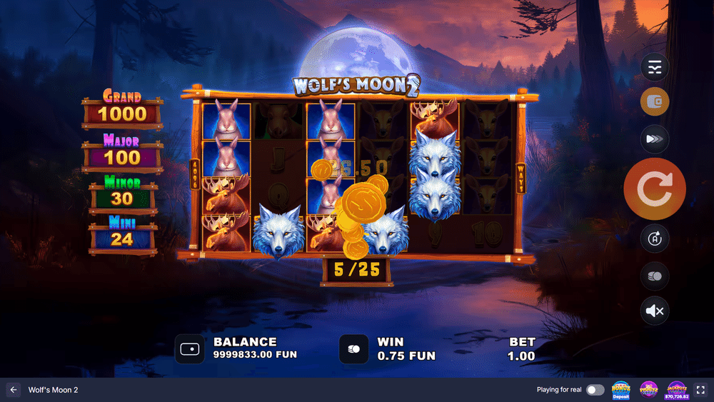 Wolf's Moon 2 Slot - 3 - BitStarz Casino