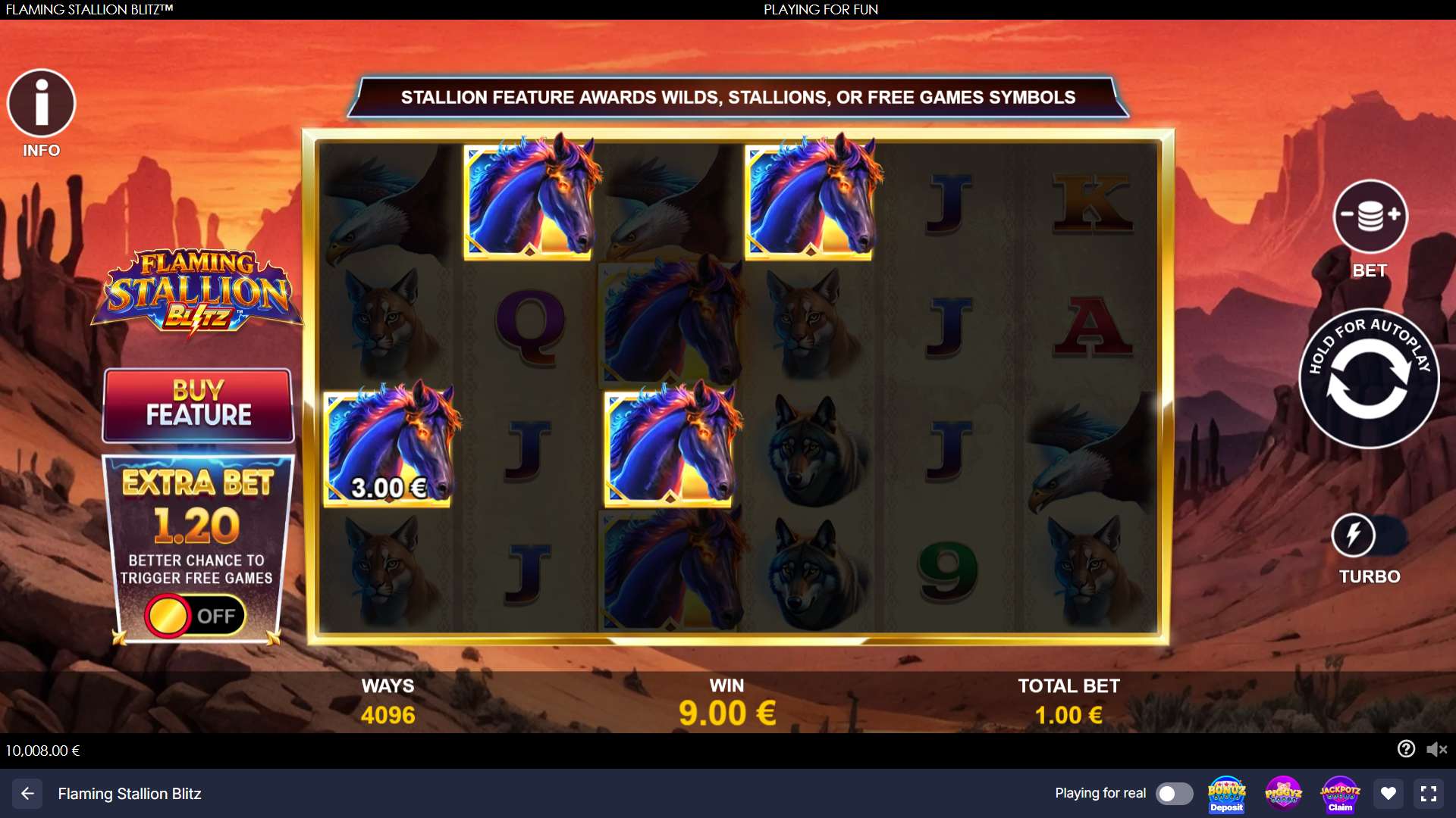 Flaming Stallion Blitz Slot - 1 - BitStarz Casino