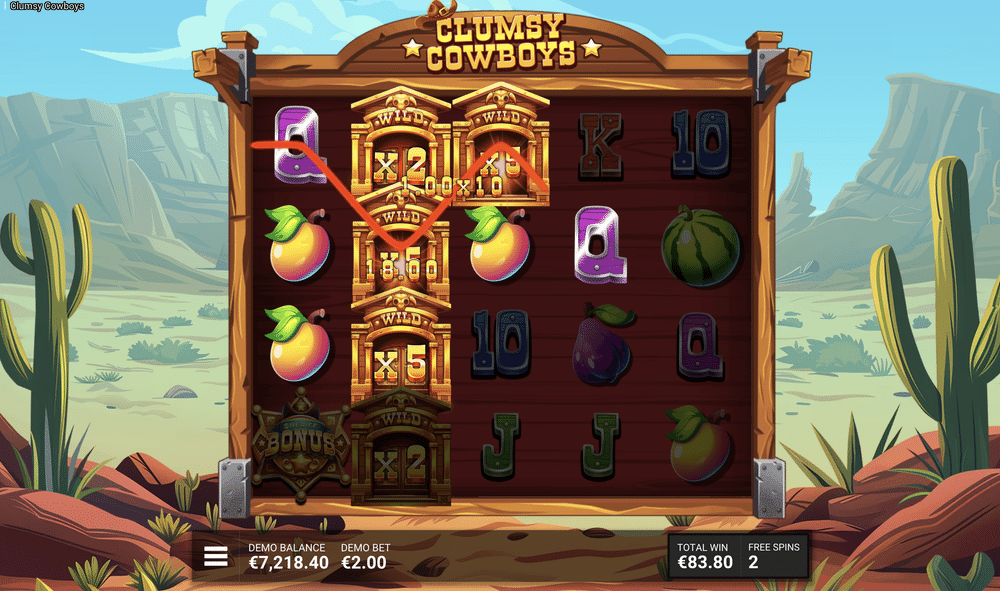 Clumsy Cowboys Slot - 1 - BitStarz Casino
