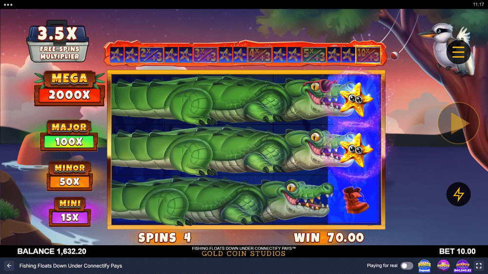 Fishing Floats Down Under Connectify Pays Slot - 3 - BitStarz Casino