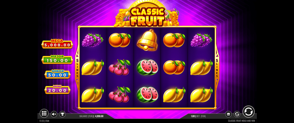 Classic Fruit Hold & Win Slot - 1 - BitStarz Casino