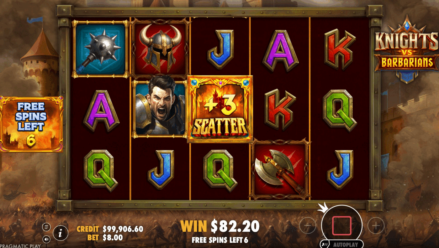 Knights Vs Barbarians Slot - 3 - BitStarz Casino