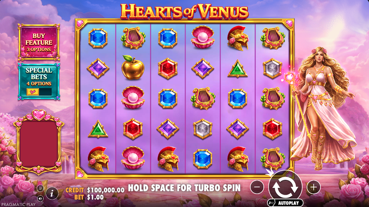 Hearts of Venus Slot - 1 - BitStarz Casino