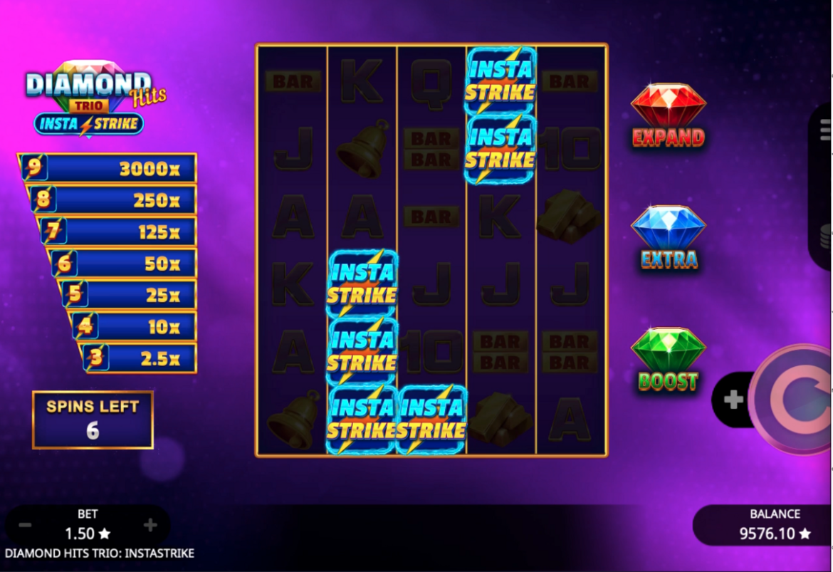 Diamond Hits Trio: InstaStrike Slot - 2 - BitStarz Casino