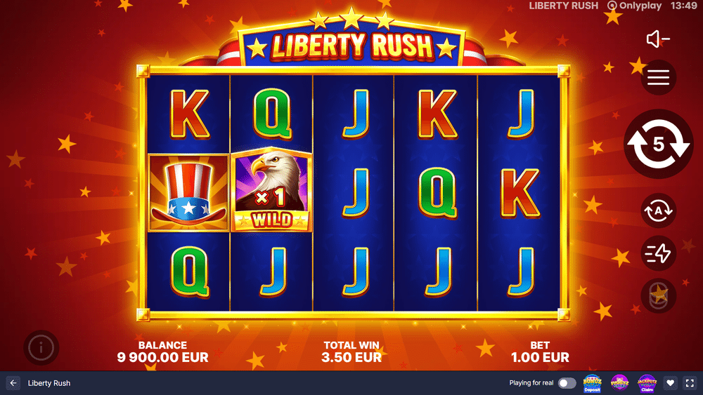 Liberty Rush Slot - 2 - BitStarz Casino