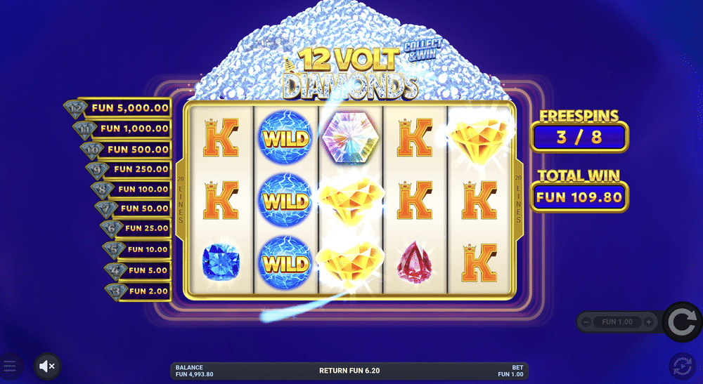 12 Volt Diamonds Slot - 2 - BitStarz Casino