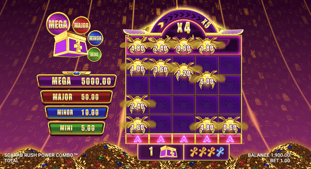 Scarab Rush Power Combo Slot - 2 - BitStarz Casino