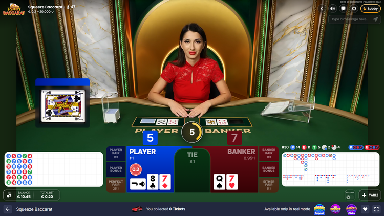 Squeeze Baccarat - 2 - BitStarz Casino