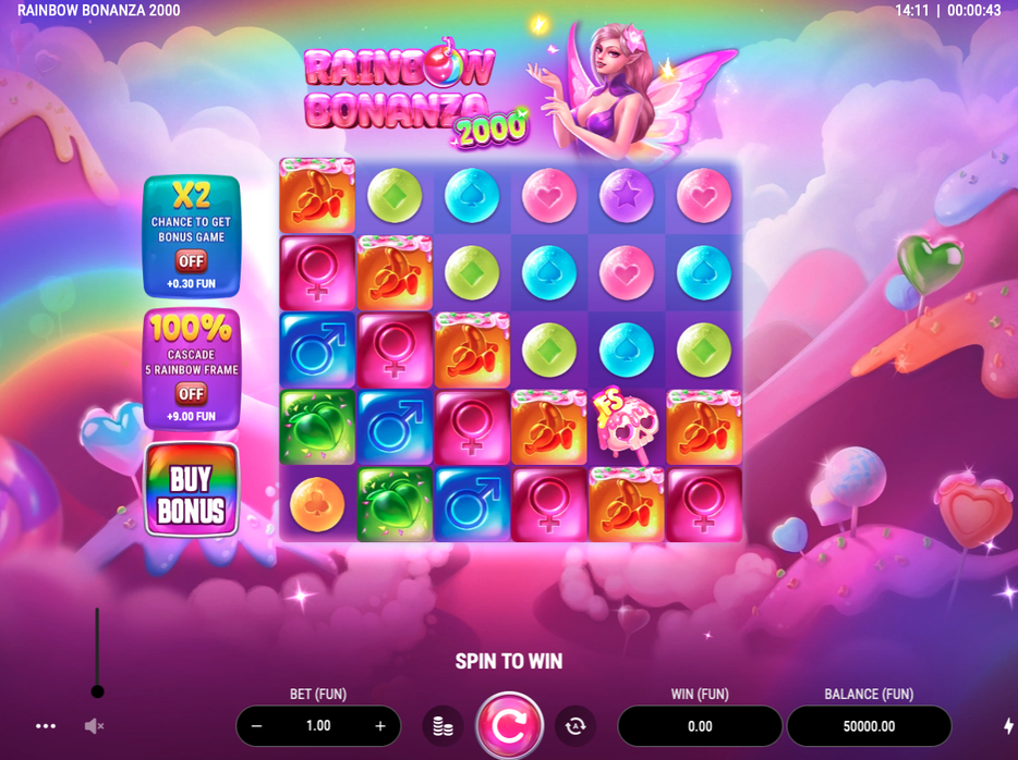Rainbow Bonanza 2000 Slot - 1 - BitStarz Casino