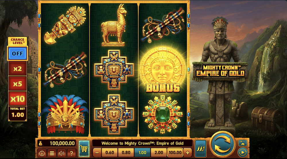 Mighty Crown Empire of Gold Slot - 1 - BitStarz Casino