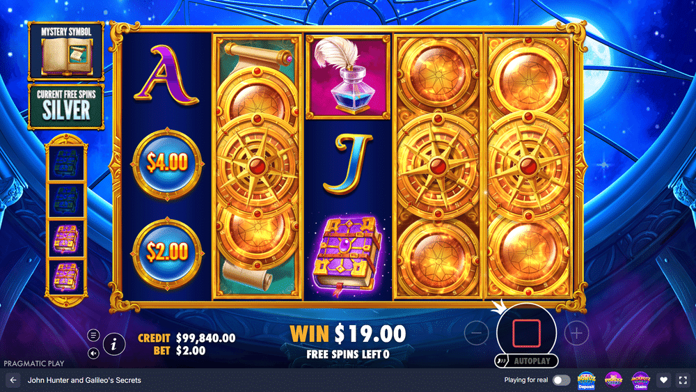 John Hunter and Galileo's Secrets Slot - 3 - BitStarz Casino