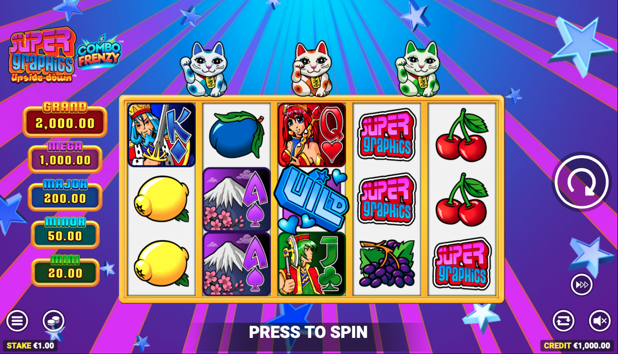 Super Graphics Upside Down Slot - 1 - BitStarz Casino