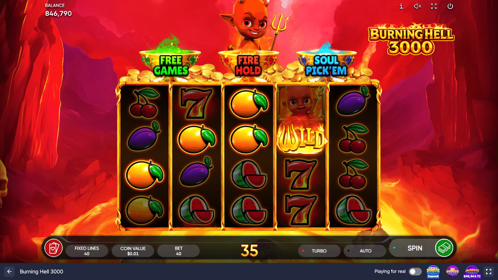 Burning Hell 3000 Slot - 1 - BitStarz Casino