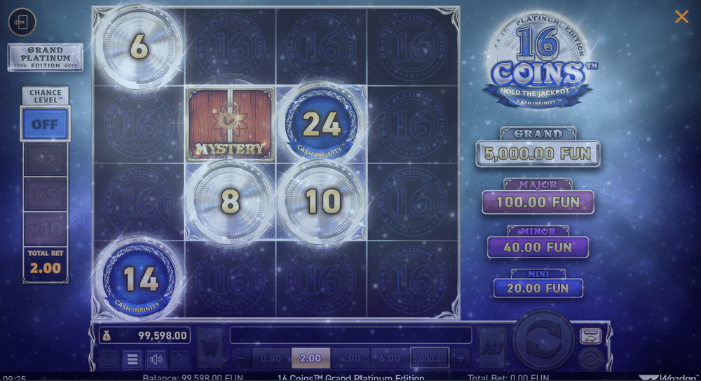 16 Coins Grand Platinum Edition Slot - 2 - BitStarz Casino