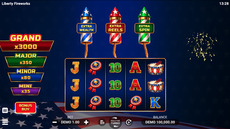 Liberty Fireworks Slot - 1 - BitStarz Casino