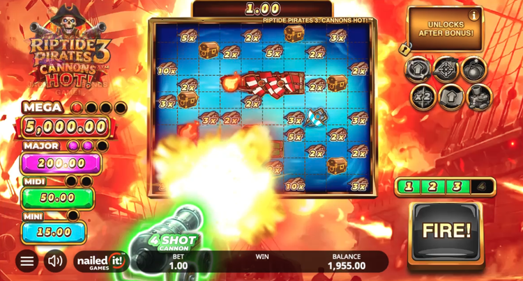 Riptide Pirates 3: Cannons Hot! Slot - 2 - BitStarz Casino