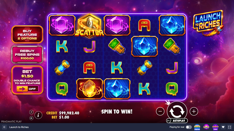 Launch to Riches Slot - 1 - BitStarz Casino