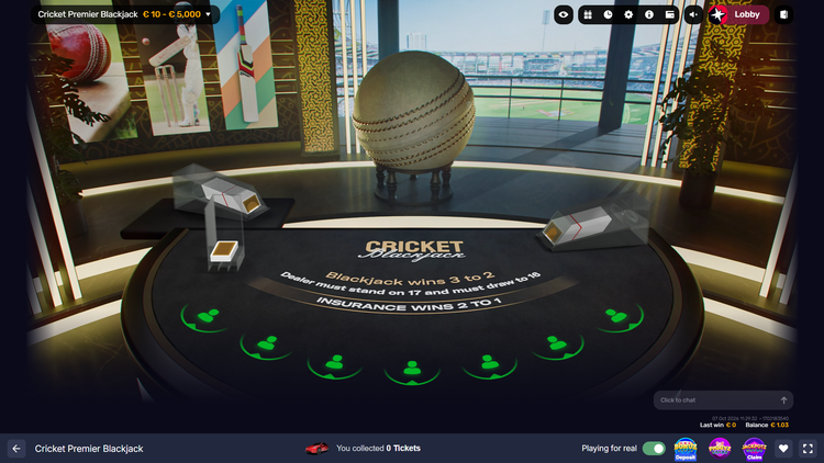 Cricket Premier Blackjack - 1 - BitStarz Casino