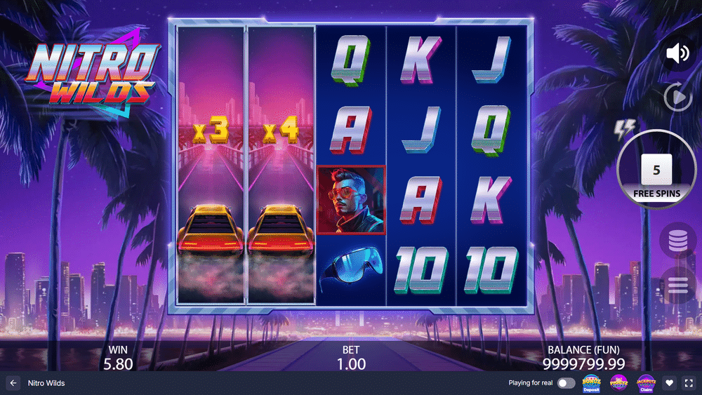 Nitro Wilds Slot - 2 - BitStarz Casino