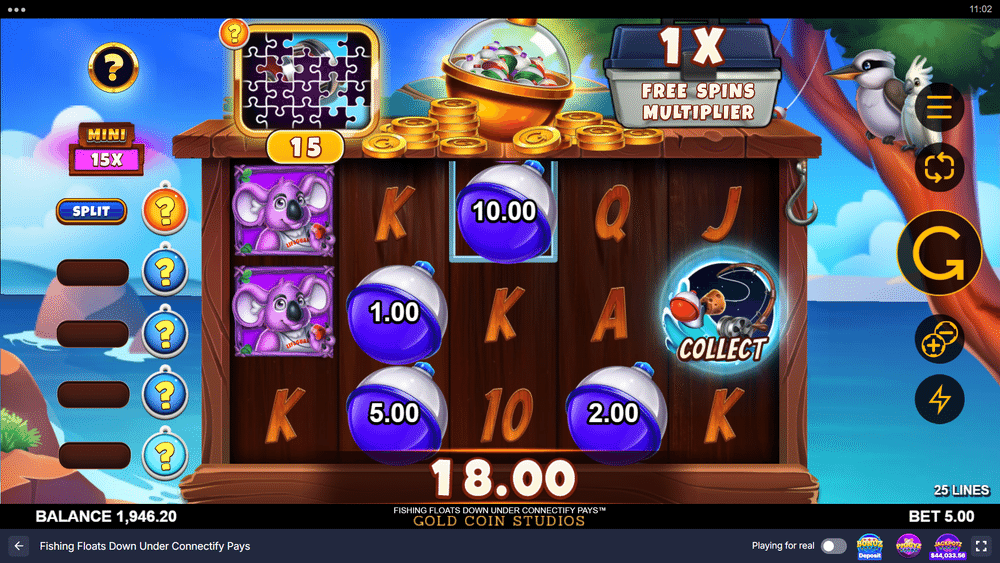 Fishing Floats Down Under Connectify Pays Slot - 1 - BitStarz Casino