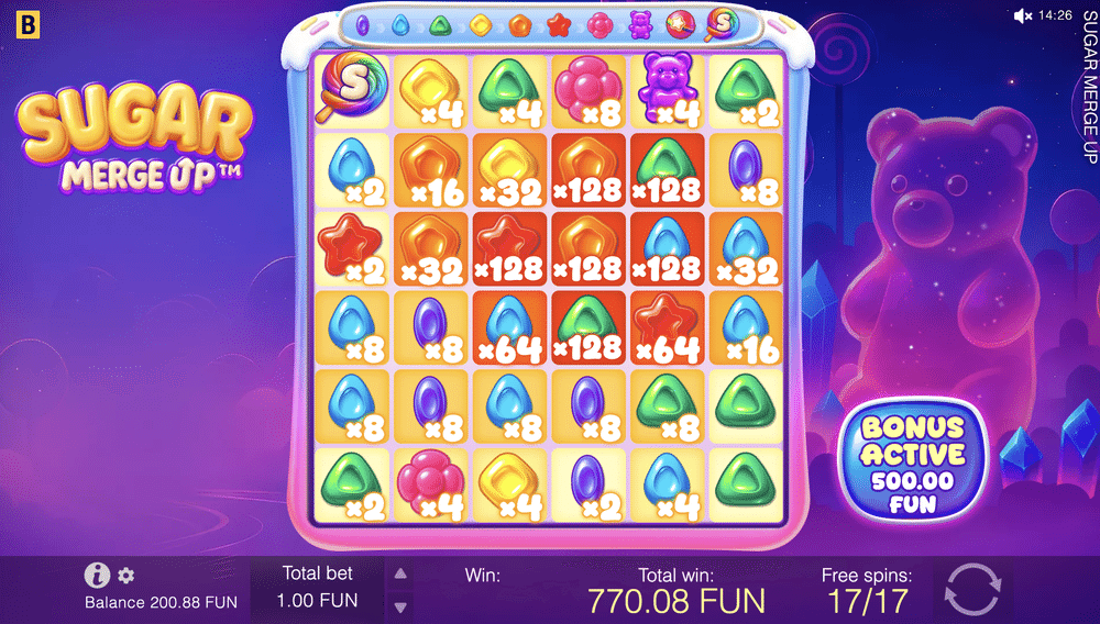 Sugar Merge Up Slot - 3 - BitStarz Casino
