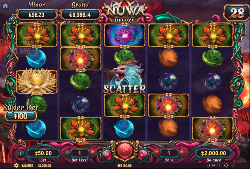 Nuwa Deluxe Slot - 1 - BitStarz Casino