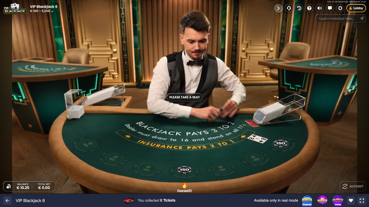 VIP Blackjack 6 - 1 - BitStarz Casino