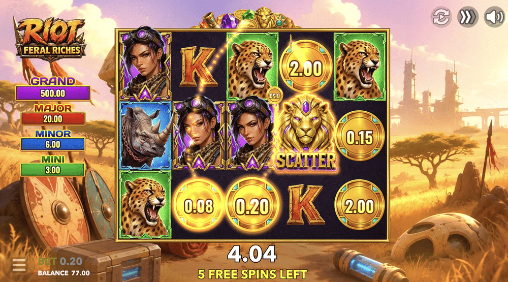 Riot: Feral Riches Slot - 2 - BitStarz Casino