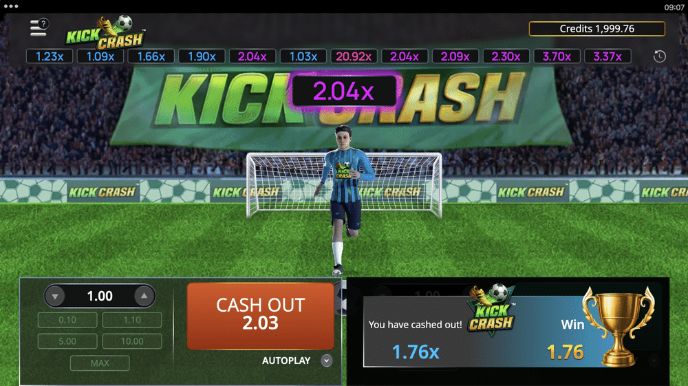 Kick Crash - 1 - BitStarz Casino