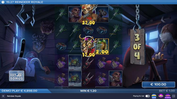 Reindeer Royale Slot - 3 - BitStarz Casino