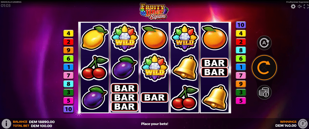 Fruityliner Supreme Slot - 1 - BitStarz Casino