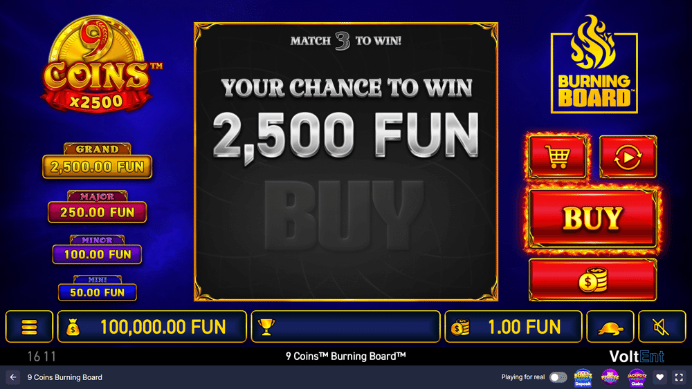 9 Coins Burning Board Slot - 1 - BitStarz Casino