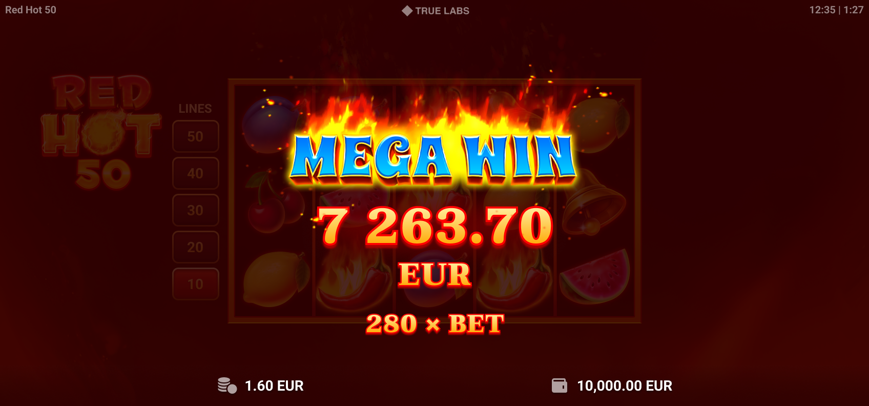 Red Hot 50 Slot - 2 - BitStarz Casino