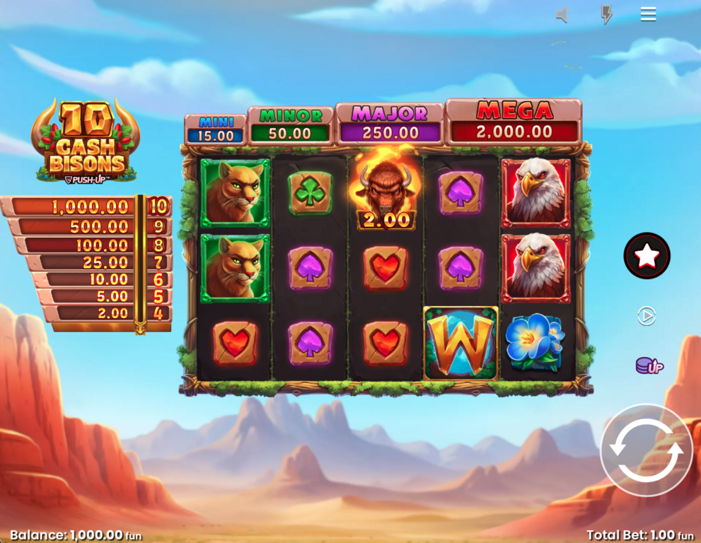 10 Cash Bisons Slot - 1 - BitStarz Casino