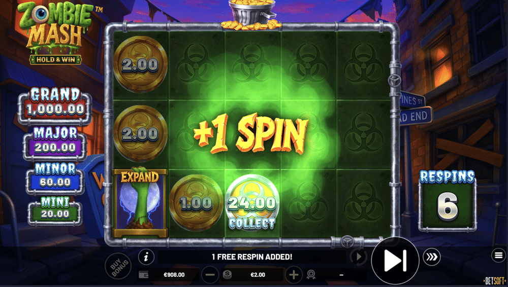 Zombie Mash Slot - 2 - BitStarz Casino