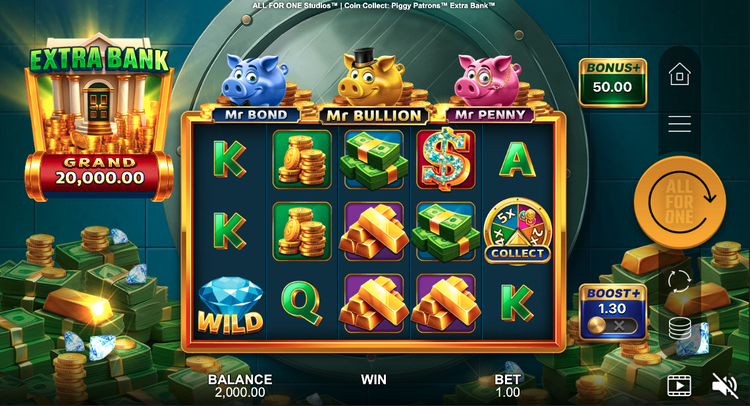 Coin Collect: Piggy Patrons Extra Bank Slot - 1 - BitStarz Casino