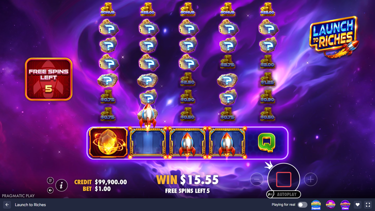 Launch to Riches Slot - 2 - BitStarz Casino